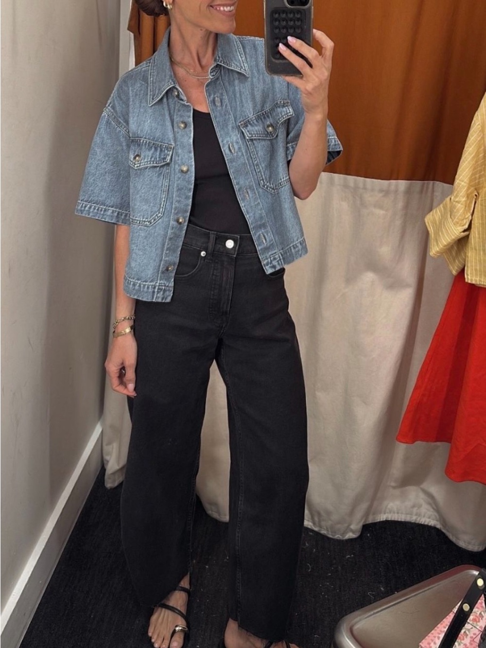 Talbots Jean Jacket